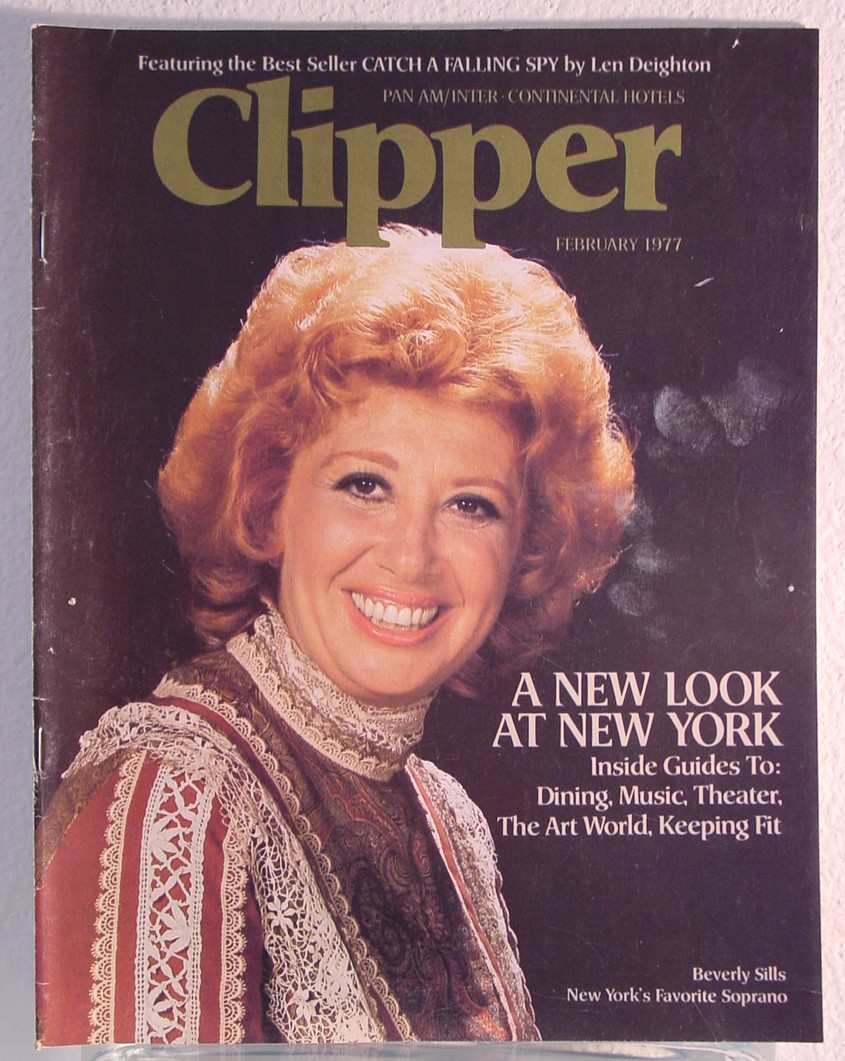 1977 February, Clipper in-flight Magazine with a cover story on New York.
